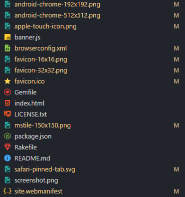 vscode marked files as modiffied